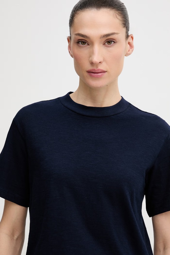 United Colors of Benetton tricou din bumbac bleumarin 3BVXD10BY