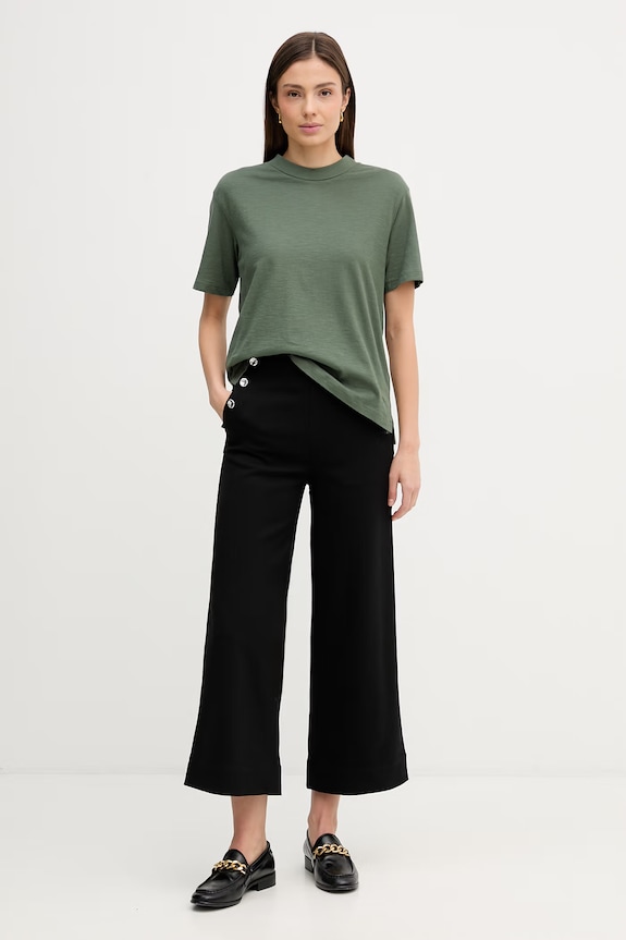 United Colors of Benetton tricou din bumbac 3BVXD10BY verde SS26