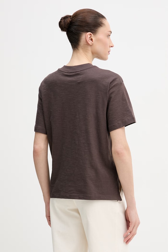 Îmbrăcăminte United Colors of Benetton tricou din bumbac 3BVXD10BY maro