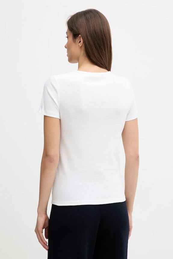 Oblečenie Bavlnené tričko United Colors of Benetton 3GA8D10BX biela