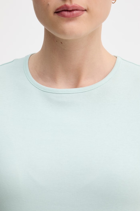 United Colors of Benetton tricou din bumbac 3GA8D10BX turcoaz
