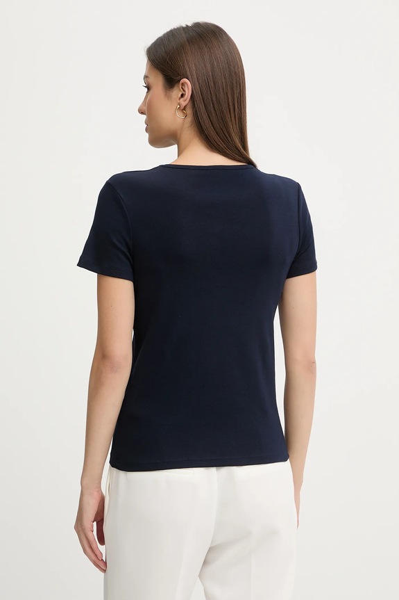 Îmbrăcăminte United Colors of Benetton tricou din bumbac 3GA8D10BX bleumarin