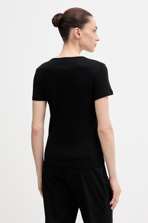 Oblečenie Bavlnené tričko United Colors of Benetton 3GA8D4029 čierna