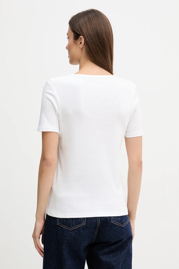Îmbrăcăminte United Colors of Benetton tricou din bumbac 3GA8E16A2 alb