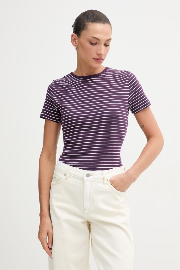United Colors of Benetton kratka majica ženska bombažna vijolična 339PD10BX