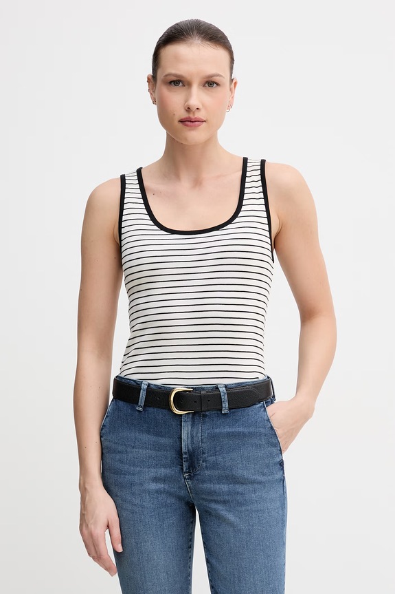 United Colors of Benetton top dámsky bavlnený čierna 339PDH018