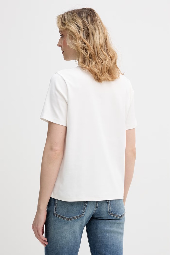 Îmbrăcăminte United Colors of Benetton tricou Femei 31NMD10C9 bej