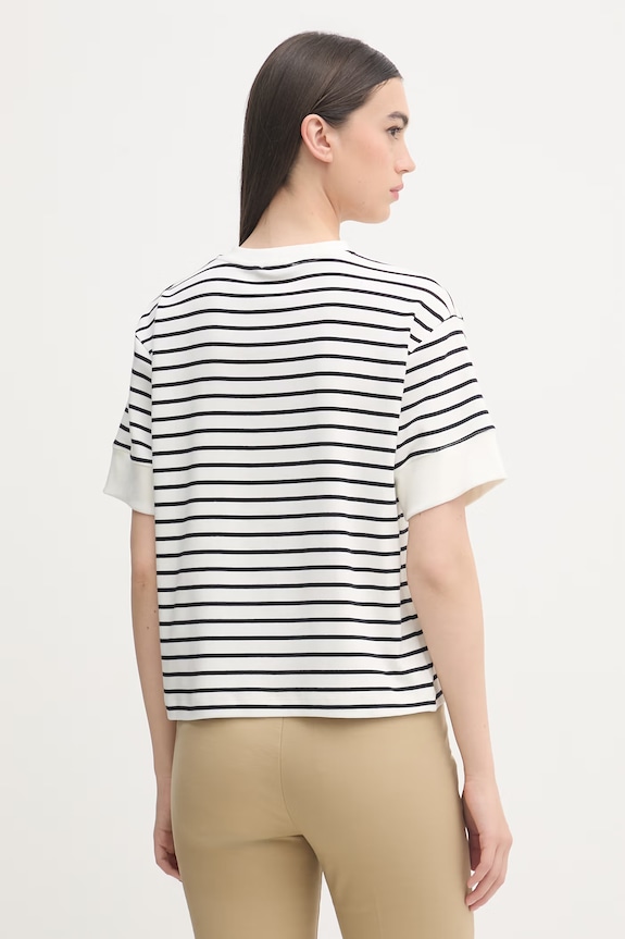 Îmbrăcăminte United Colors of Benetton tricou pentru femei, cu adaos de bumbac 3FLCD10CG negru