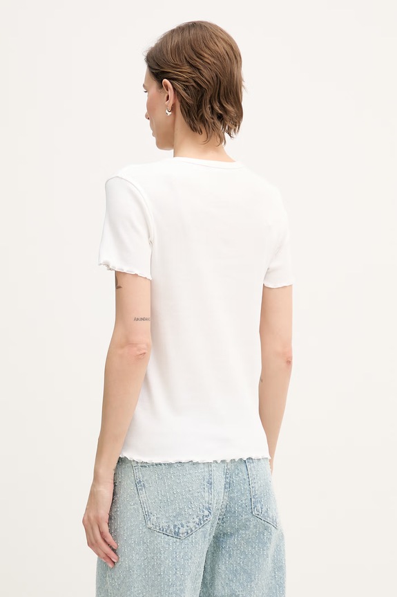 Îmbrăcăminte United Colors of Benetton tricou pentru femei, din bumbac 3O4YD4028 bej