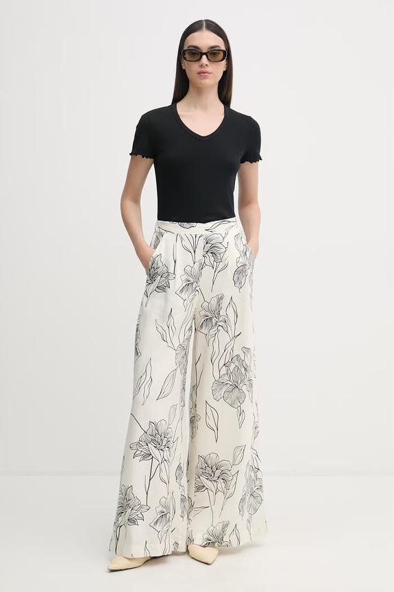 United Colors of Benetton tricou pentru femei, din bumbac 3O4YD4028 negru SS26