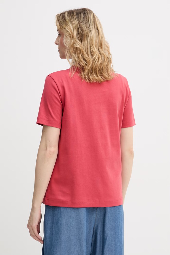 Îmbrăcăminte United Colors of Benetton tricou pentru femei, din bumbac 3T5BD10CA rosu