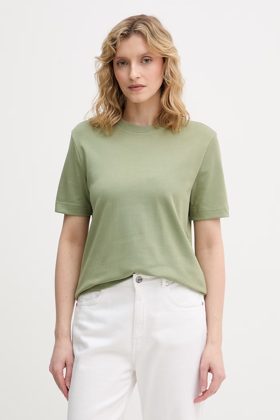 United Colors of Benetton tricou pentru femei, din bumbac verde 3T5BD10CA