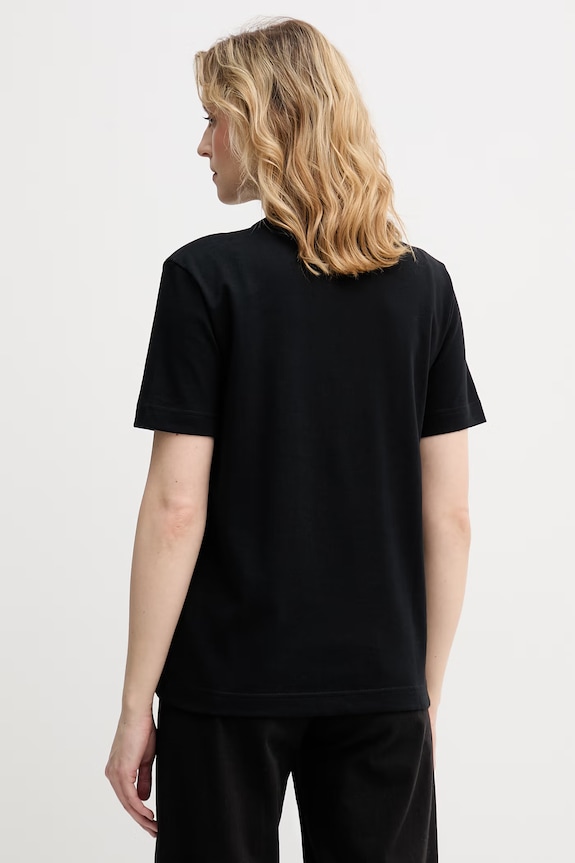 Îmbrăcăminte United Colors of Benetton tricou pentru femei, din bumbac 3T5BD10CA negru