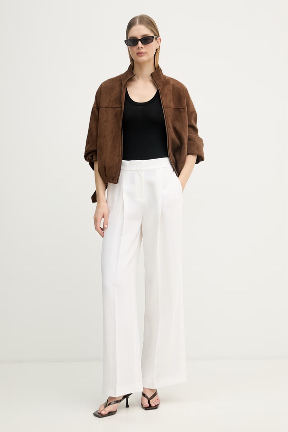 United Colors of Benetton top pentru femei, cu vâscoză 198XDH01I negru SS26