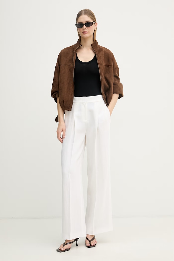 United Colors of Benetton top pentru femei, cu vâscoză 198XDH01I negru SS26