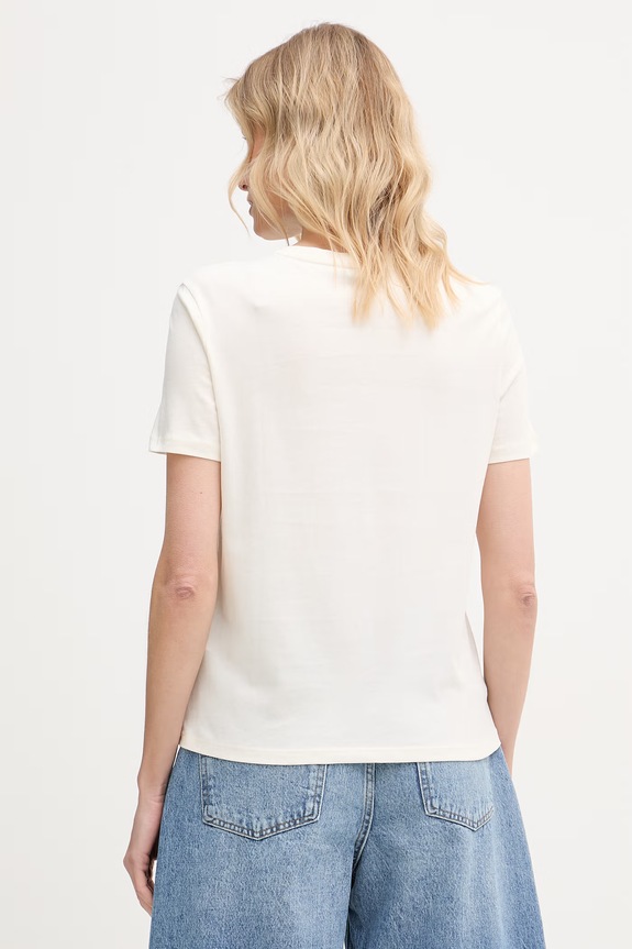 Îmbrăcăminte United Colors of Benetton tricou pentru femei, din bumbac 3096D10CU bej