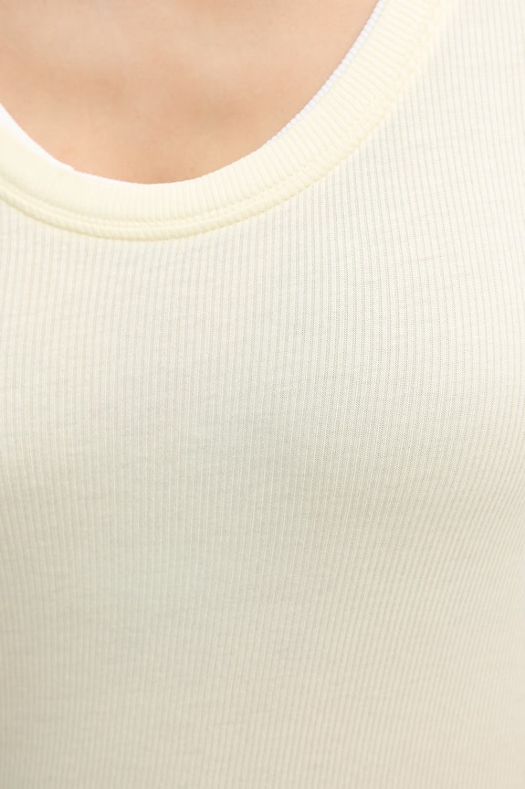 United Colors of Benetton top ženski viskozen 32YDDH01C rumena