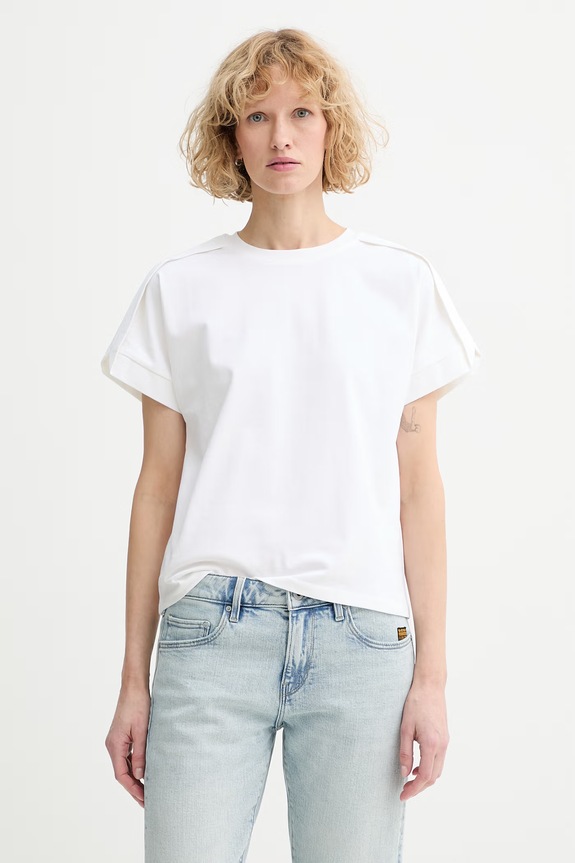 United Colors of Benetton tricou pentru femei, din bumbac bej 3IWTD10CL