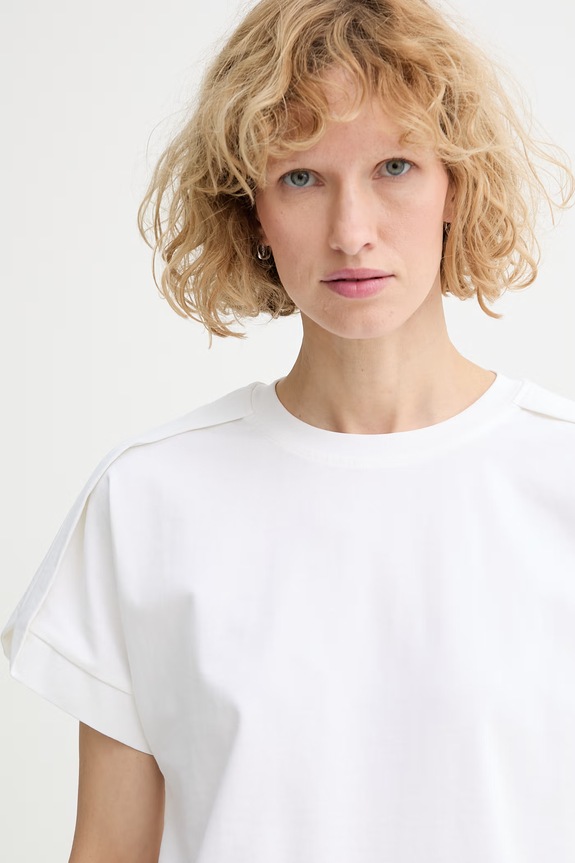 United Colors of Benetton tricou pentru femei, din bumbac bej 3IWTD10CL