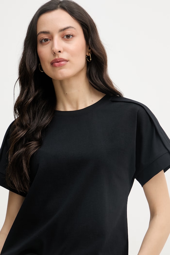 United Colors of Benetton tricou pentru femei, din bumbac negru 3IWTD10CL