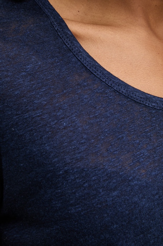 United Colors of Benetton tricou pentru femei, din in 3TKED10D8 bleumarin