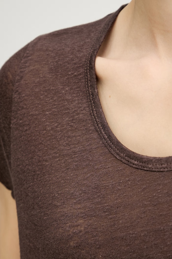 United Colors of Benetton tricou pentru femei, din in 3TKED10D8 maro