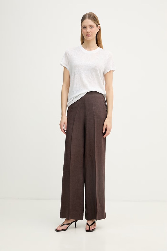 United Colors of Benetton tricou pentru femei, din in 3TKEE1009 alb SS26