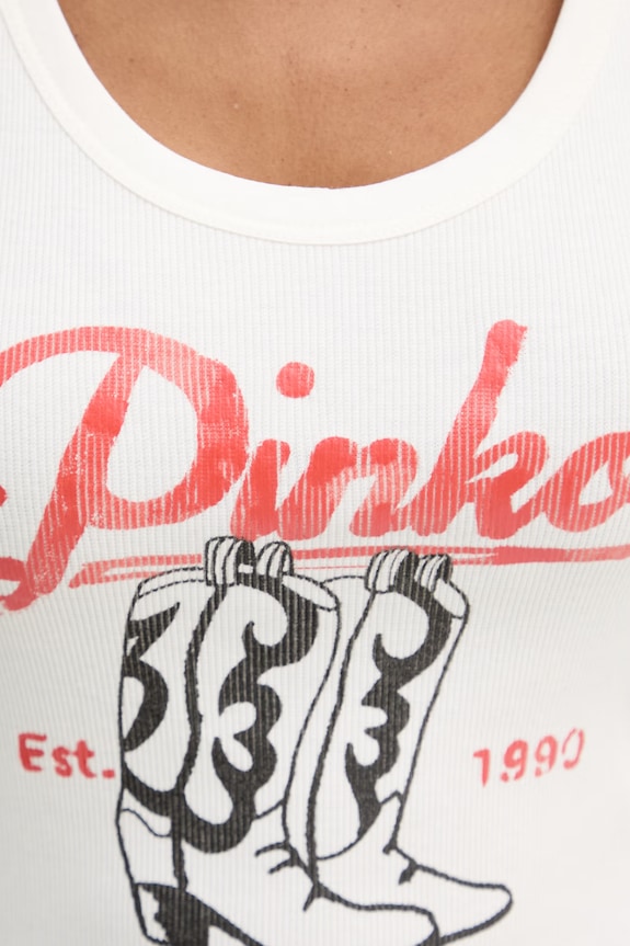 Pinko maiou pentru femei, din bumbac 106901.A3BX bej