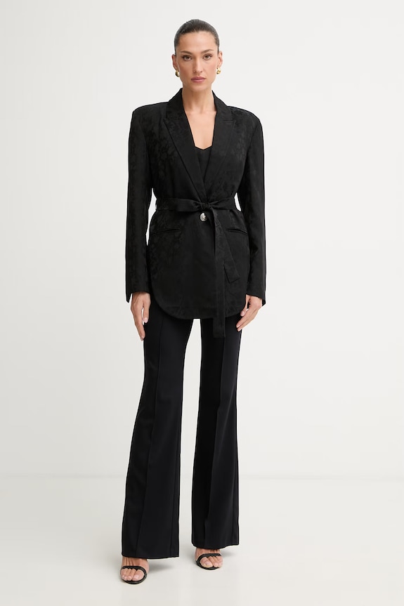 Pinko bluzka na ramiączkach damska z modalem 106869.A3AN czarny SS26