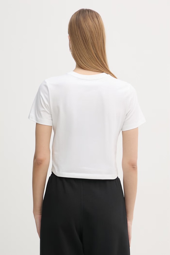 Odzież Calvin Klein Jeans t-shirt basic bawełniany z elastanem LV047AB213 beżowy
