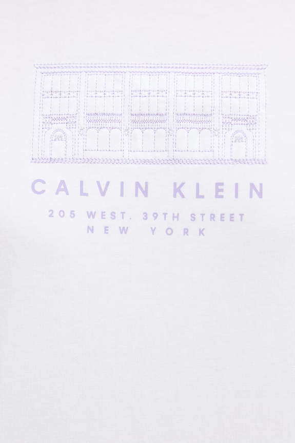 Calvin Klein Jeans tričko dámske bavlnené LV047F806G biela