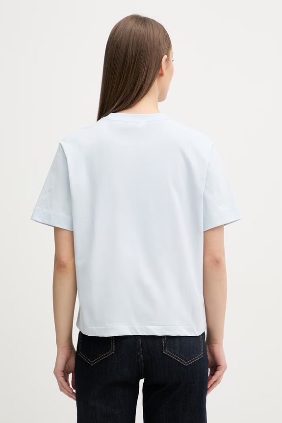 Oblečenie Calvin Klein Jeans tričko dámske bavlnené LV047F806G modrá