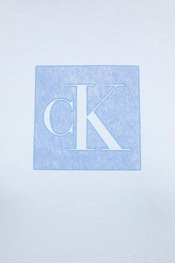 Calvin Klein Jeans T-shirt γυναικείο βαμβακερό LV047F819G μπλε