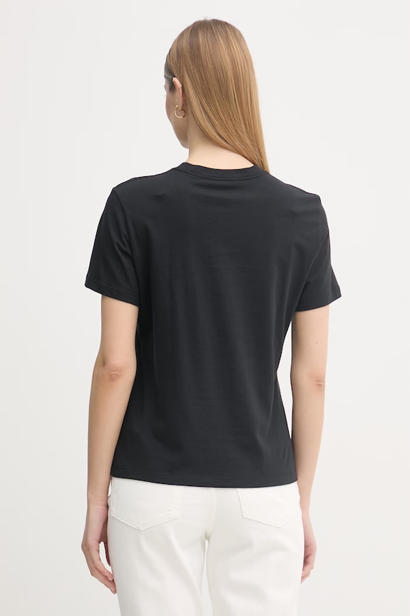 Odzież Calvin Klein Jeans t-shirt damski bawełniany LV047F819G czarny