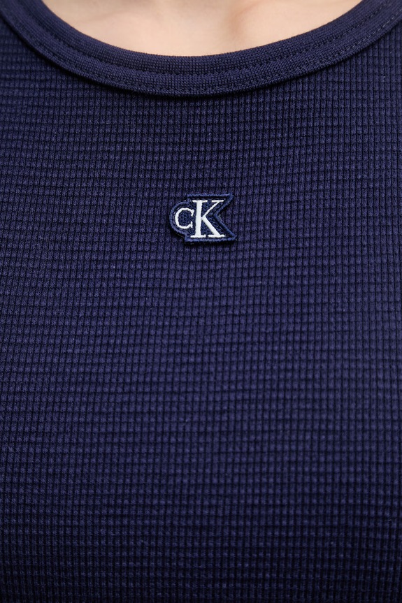 Calvin Klein Jeans top damski LV047F232G granatowy