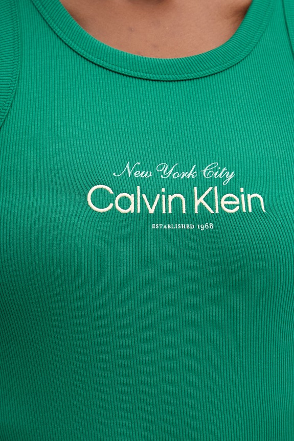 Calvin Klein Jeans top pentru femei LV047F816G verde