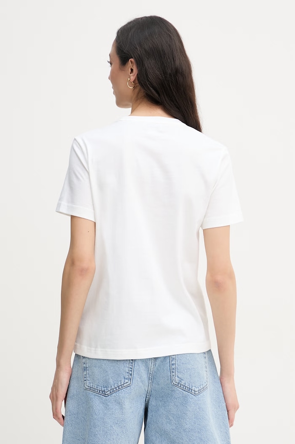 Oblečenie Calvin Klein Jeans tričko dámske bavlnené LV047F227G béžová