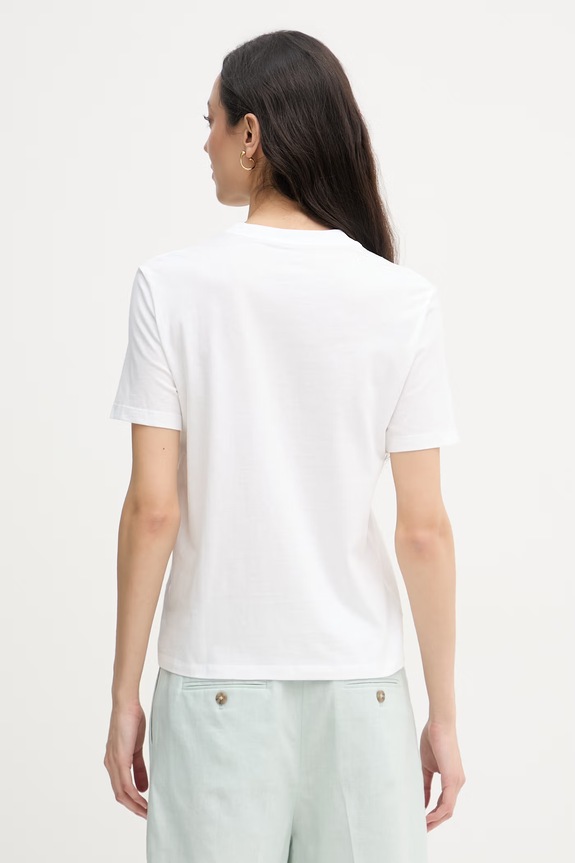 Oblečenie Calvin Klein Jeans tričko dámske bavlnené LV047F810G biela