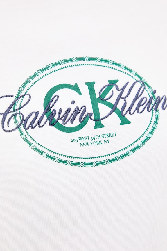 Calvin Klein Jeans tričko dámske bavlnené LV047F811G béžová