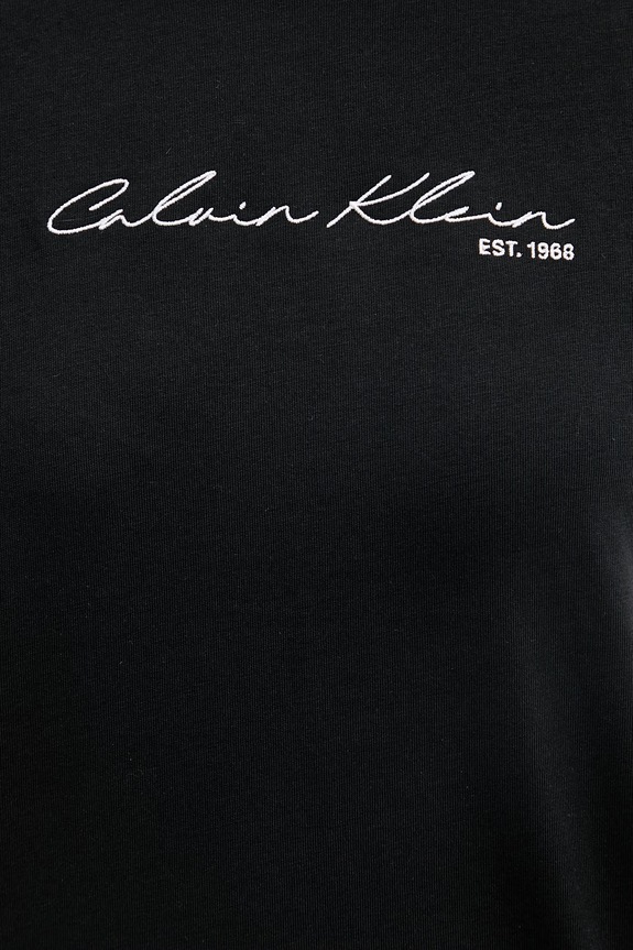 Calvin Klein Jeans tričko dámske bavlnené LV047F820G čierna