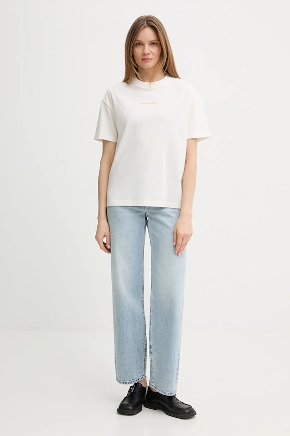 Marc O'Polo t-shirt in cotone 5000010955 beige SS26