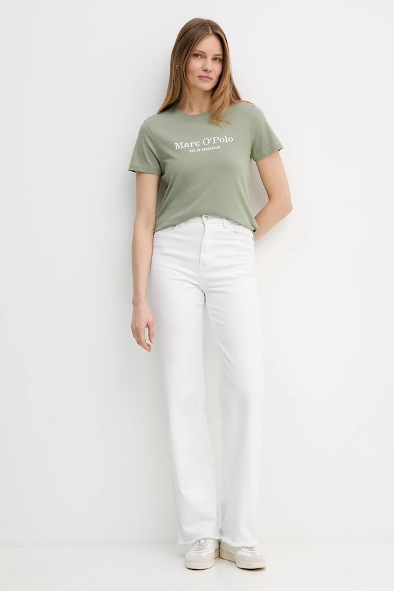 Marc O'Polo t-shirt in cotone 5000013298 verde SS26