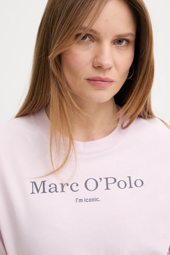 Marc O'Polo t-shirt in cotone rosa 5000013306