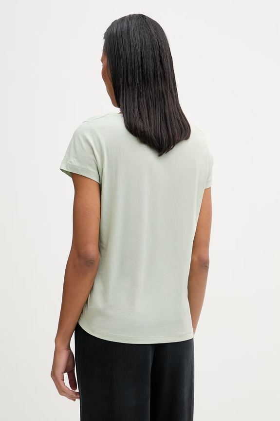 Marc O'Polo tricou pentru femei, din bumbac 5000013309 verde SS26