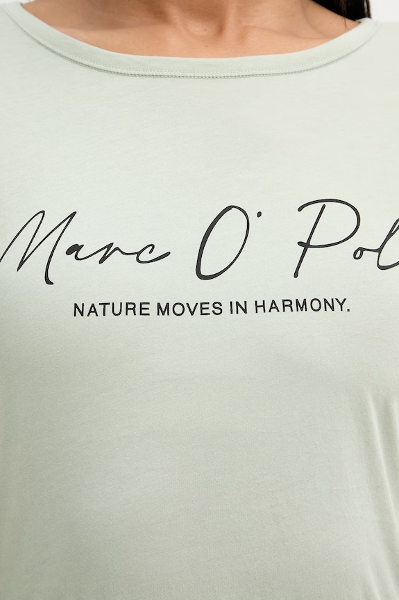 Marc O'Polo tricou pentru femei, din bumbac verde 5000013309