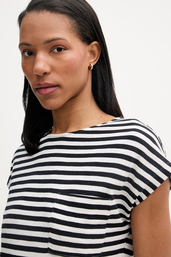 Marc O'Polo tricou pentru femei, din bumbac negru 5000013314