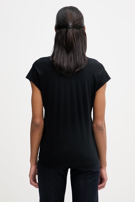 Îmbrăcăminte Marc O'Polo tricou basic pentru femei, din bumbac 5000013325 negru