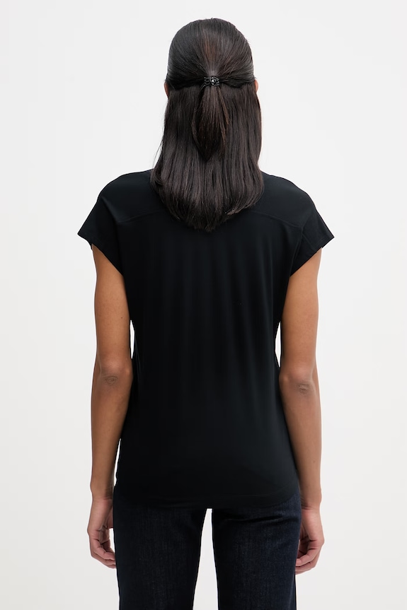 Îmbrăcăminte Marc O'Polo tricou basic pentru femei, din bumbac 5000013325 negru