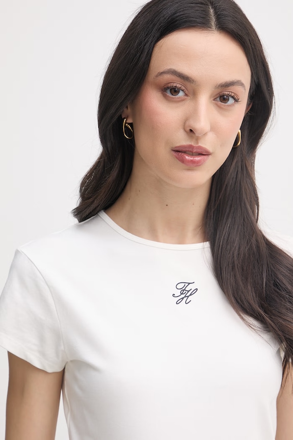 Tommy Hilfiger t-shirt damski SUMMER beżowy WW0WW48710