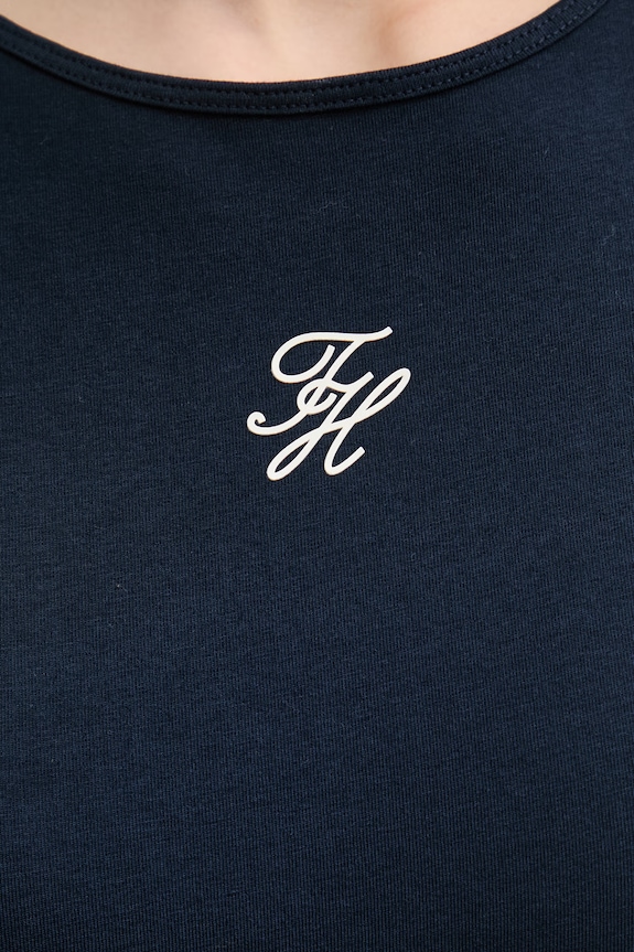 Tommy Hilfiger t-shirt damski SUMMER WW0WW48710 granatowy